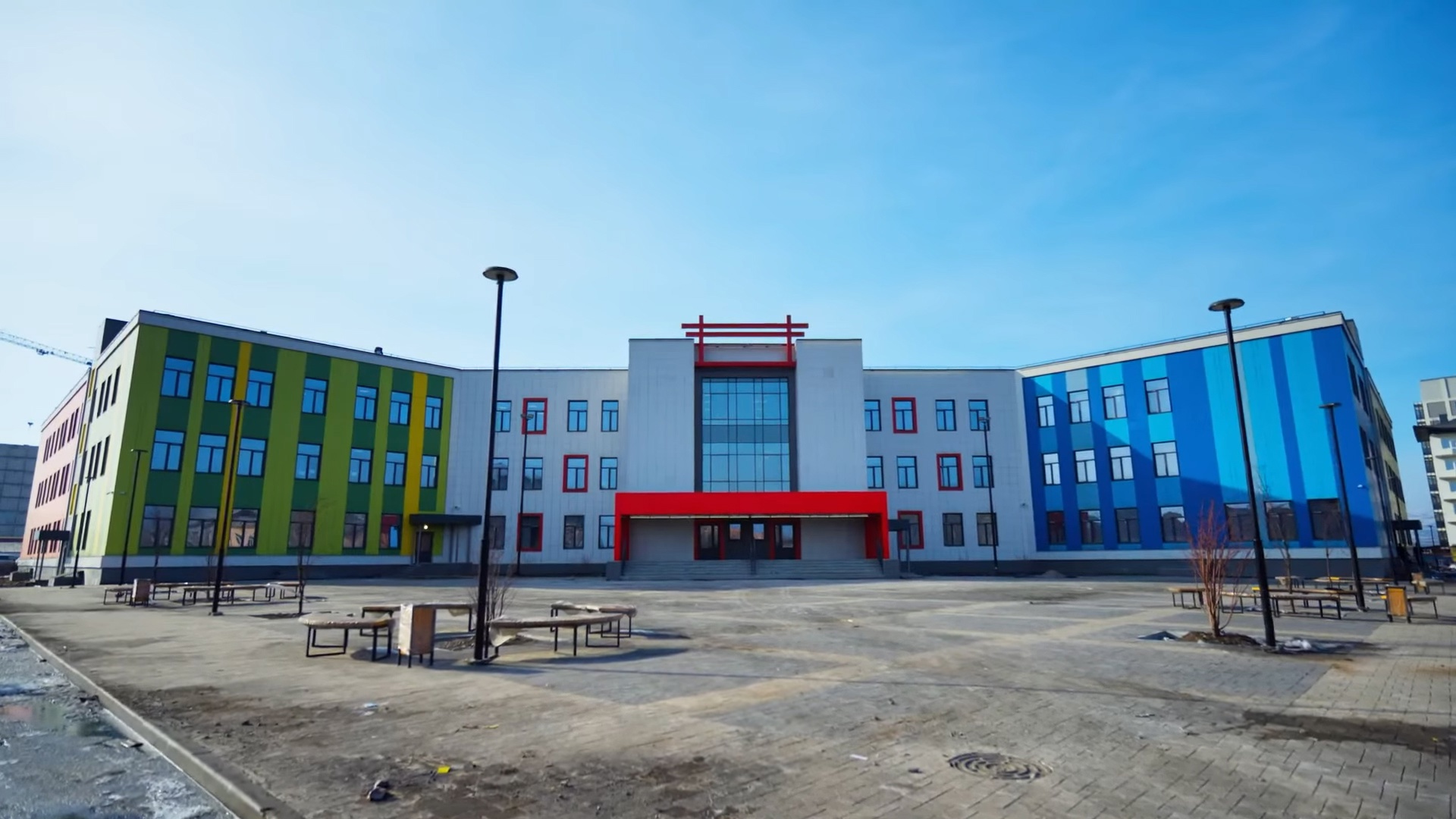 В микрорайоне Монгун завершено строительство новой школы