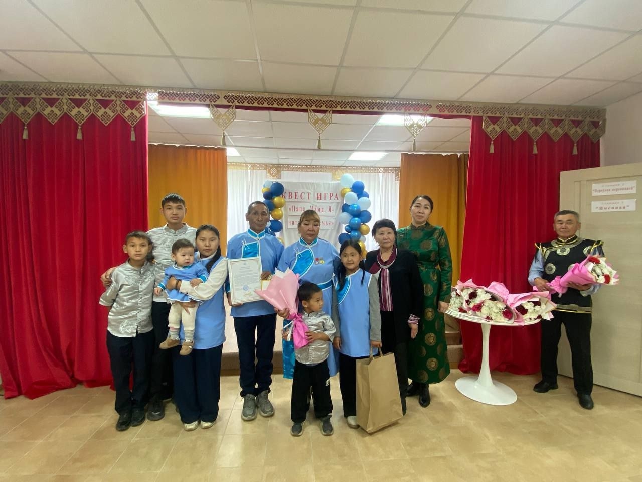 В Чеди-Хольском районе Тувы чествовали многодетные семьи