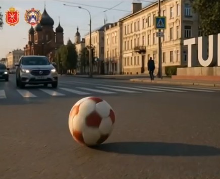 Видеовизуальный контент по безопасности дорожного движения в социальных сетях и интернет-изданиях "Пешеходный переход (нейросеть)"