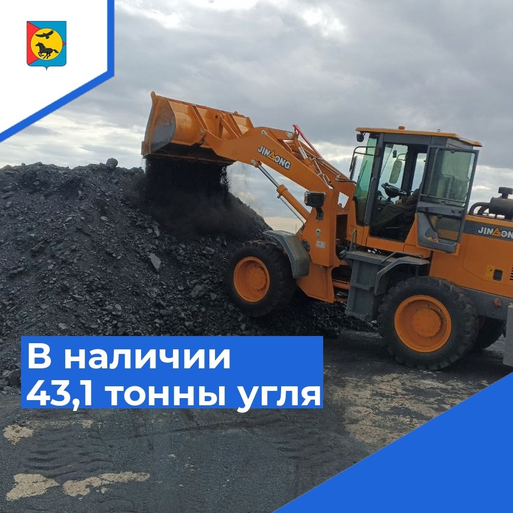 На сегодняшнее утро 43,1 тонны угля в наличии На сегодняшнее утро 43,1 тонны угля в наличии
