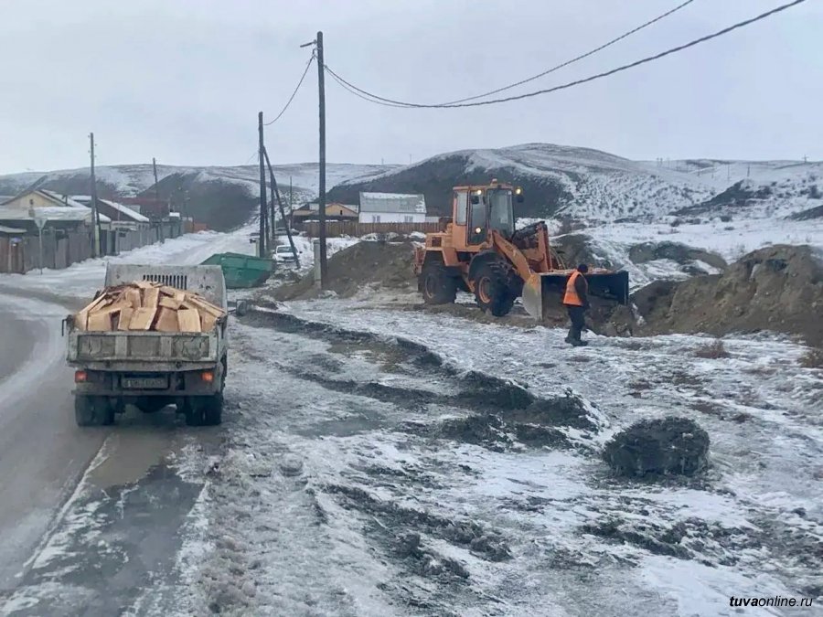Кызыл готовится отражать весеннее половодье