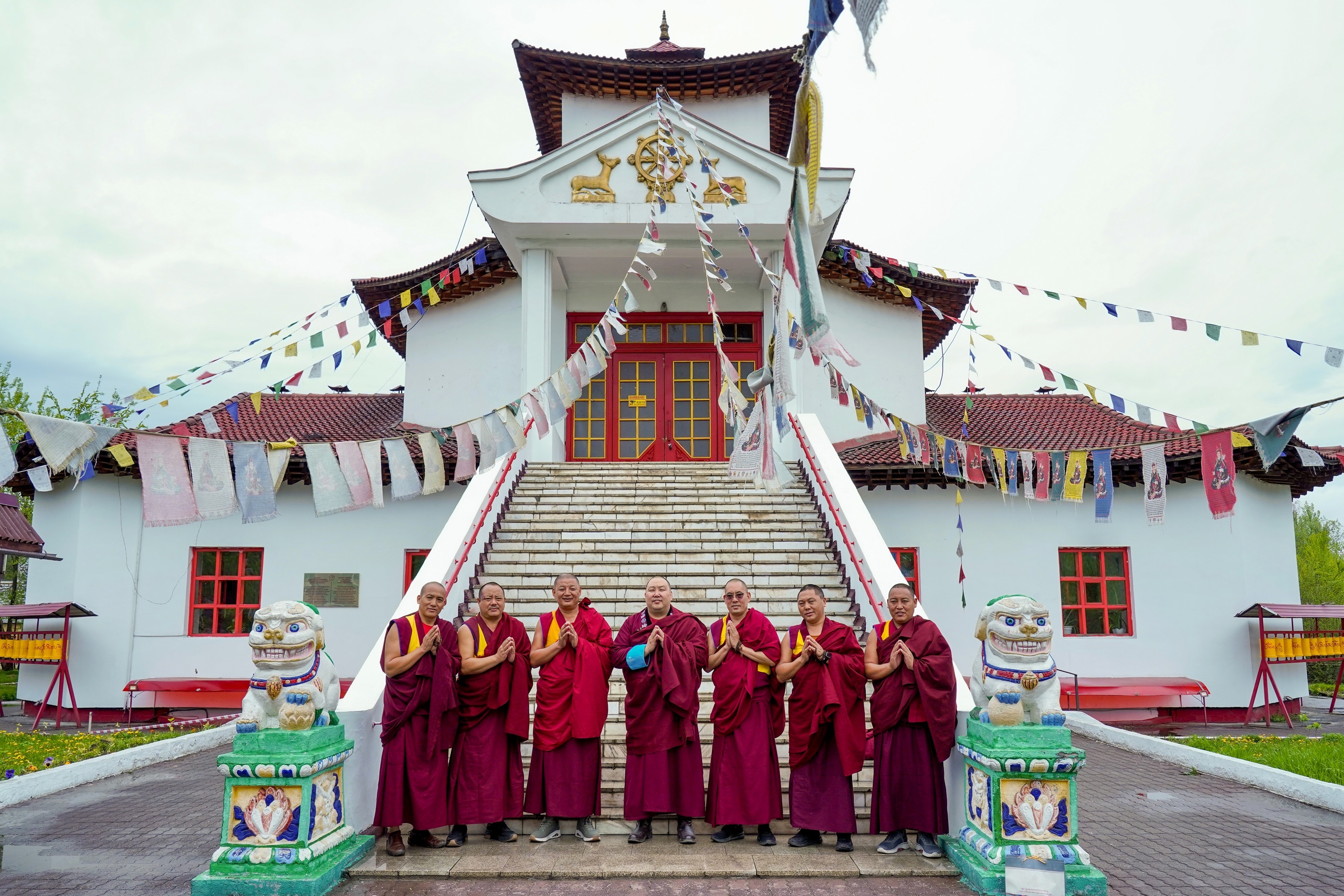 Пандито Камбы-лама Тувы встретился с делегацией монастыря «Гьюдмед»