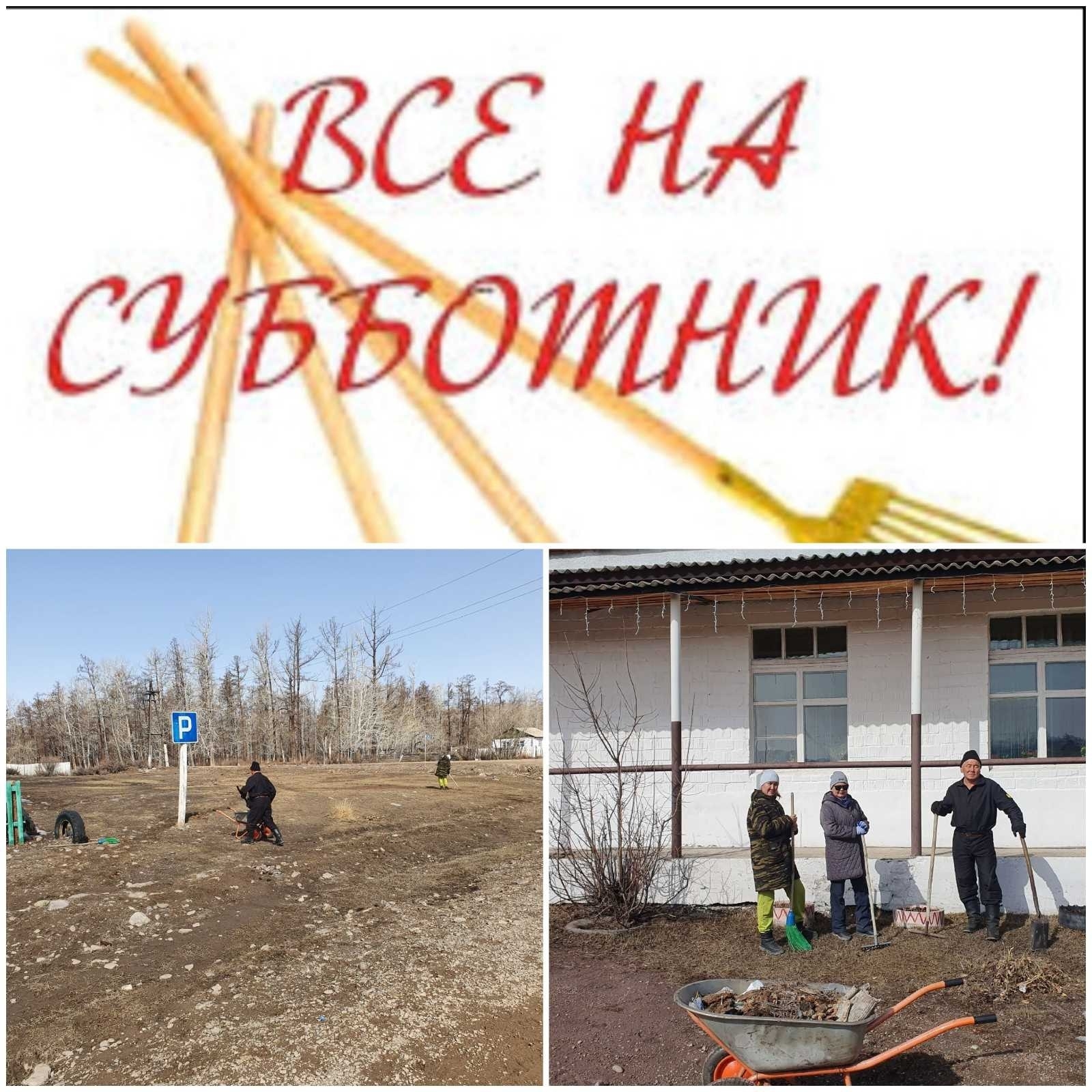 Работники библиотек выходили на субботник.