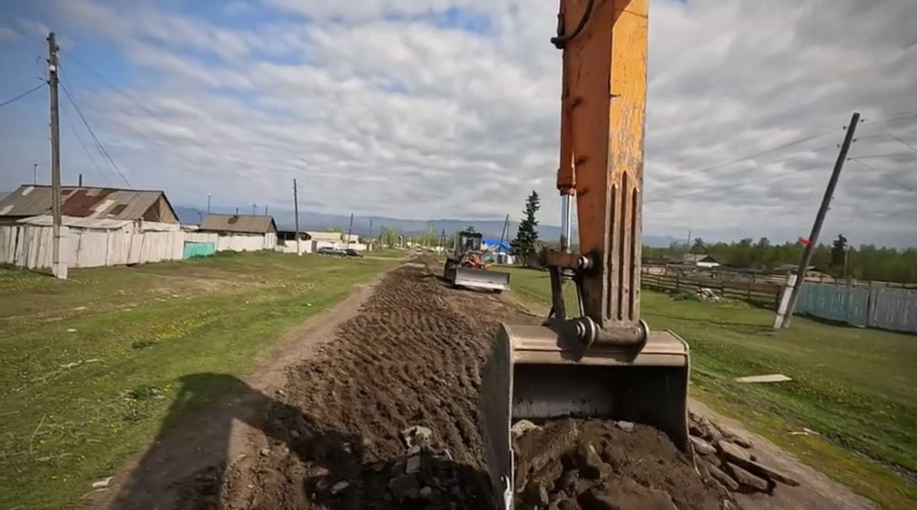 В селе Чодураа началась подготовка к ремонту местных дорог