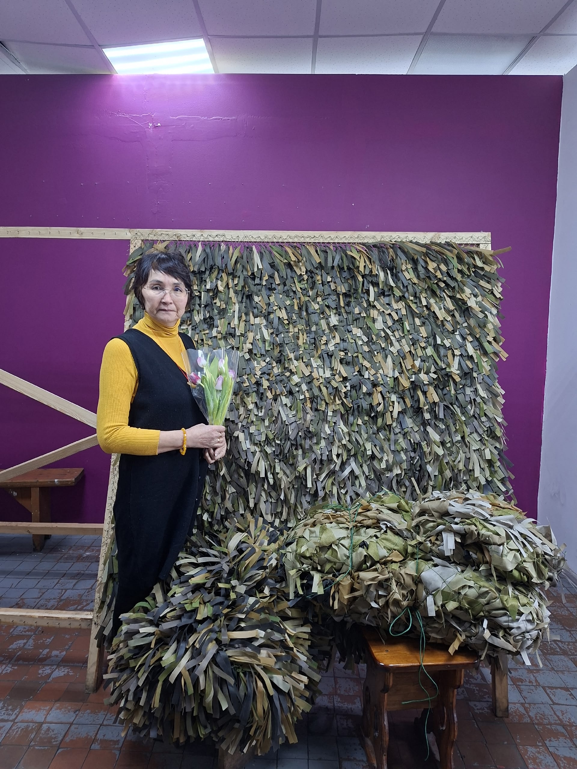 В Каа-Хемскомрайоне продолжается всероссийская акция «Цветы мамам Героев»