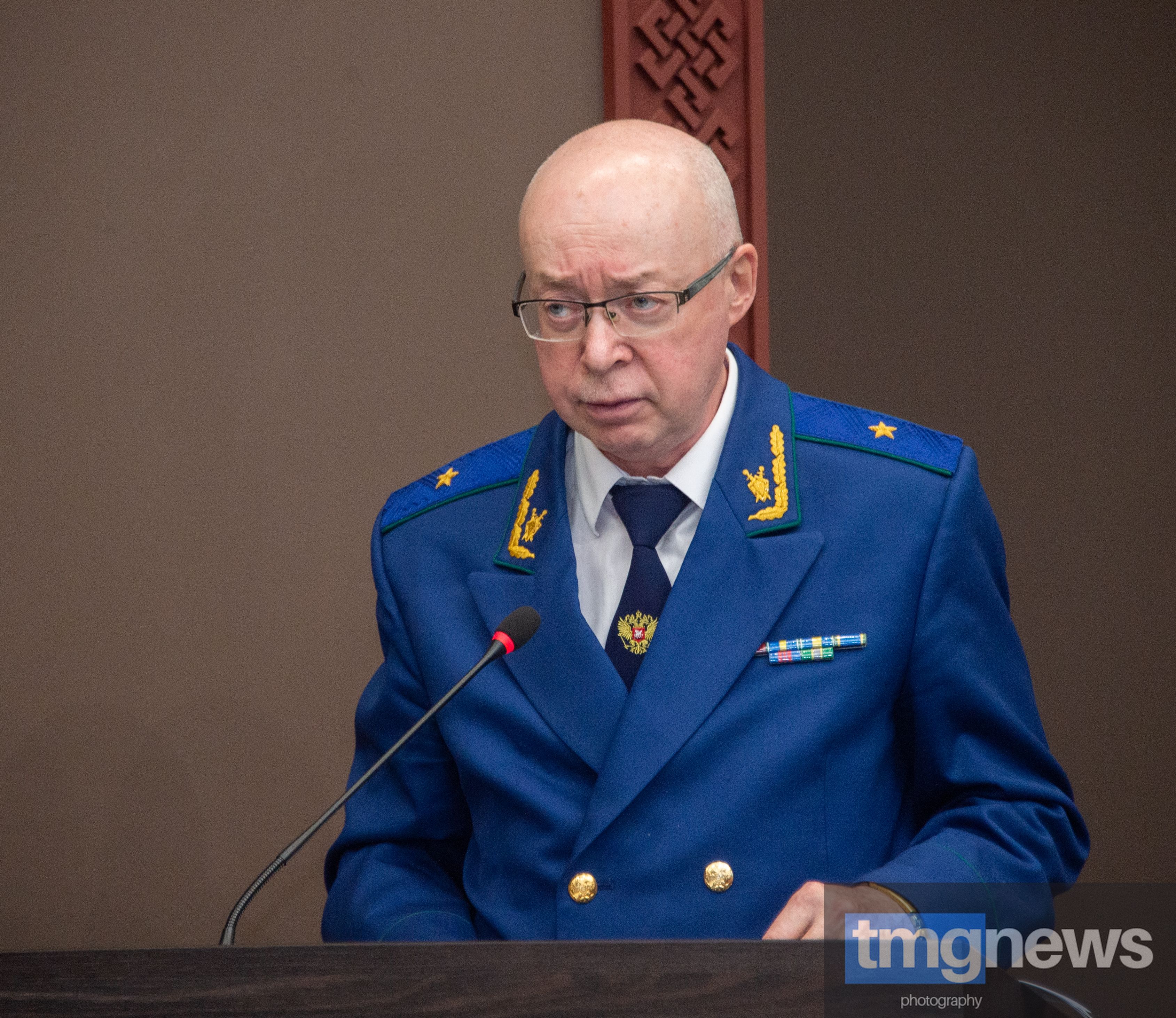 В Туве представили нового прокурора республики Евгения Ботвинкина