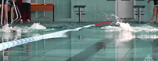 В Туве определили сильнейших пловцов среди сотрудников МЧС