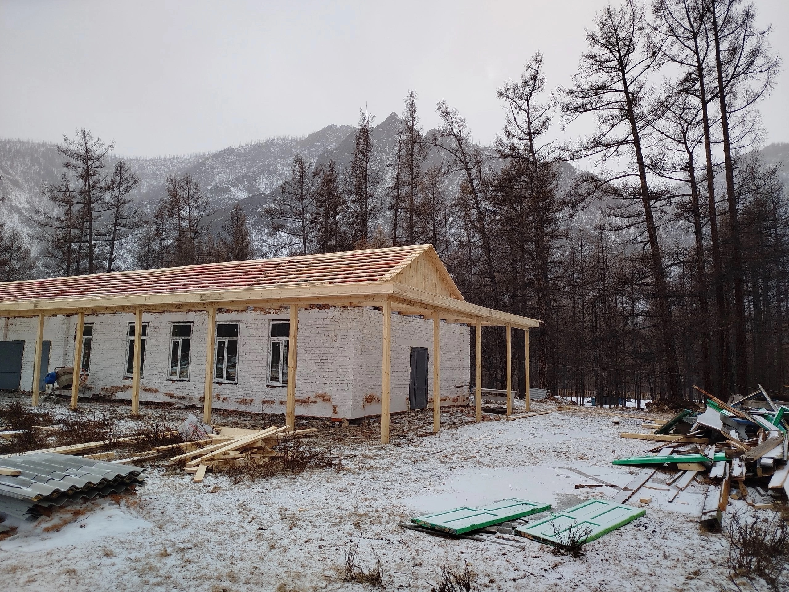 В лагере «Таёжный» проводится частичный ремонт в рамках федеральной программы «Восстановление и развитие до 2030 года в субъектах Российской Федерации организаций отдыха детей и их оздоровления»