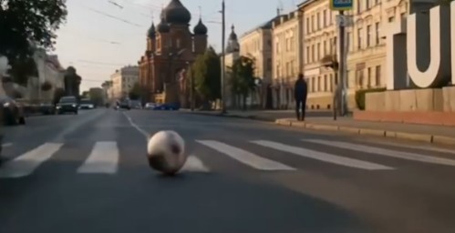 Видеовизуальный контент по безопасности дорожного движения в социальных сетях и интернет-изданиях "Пешеходный переход (нейросеть)"