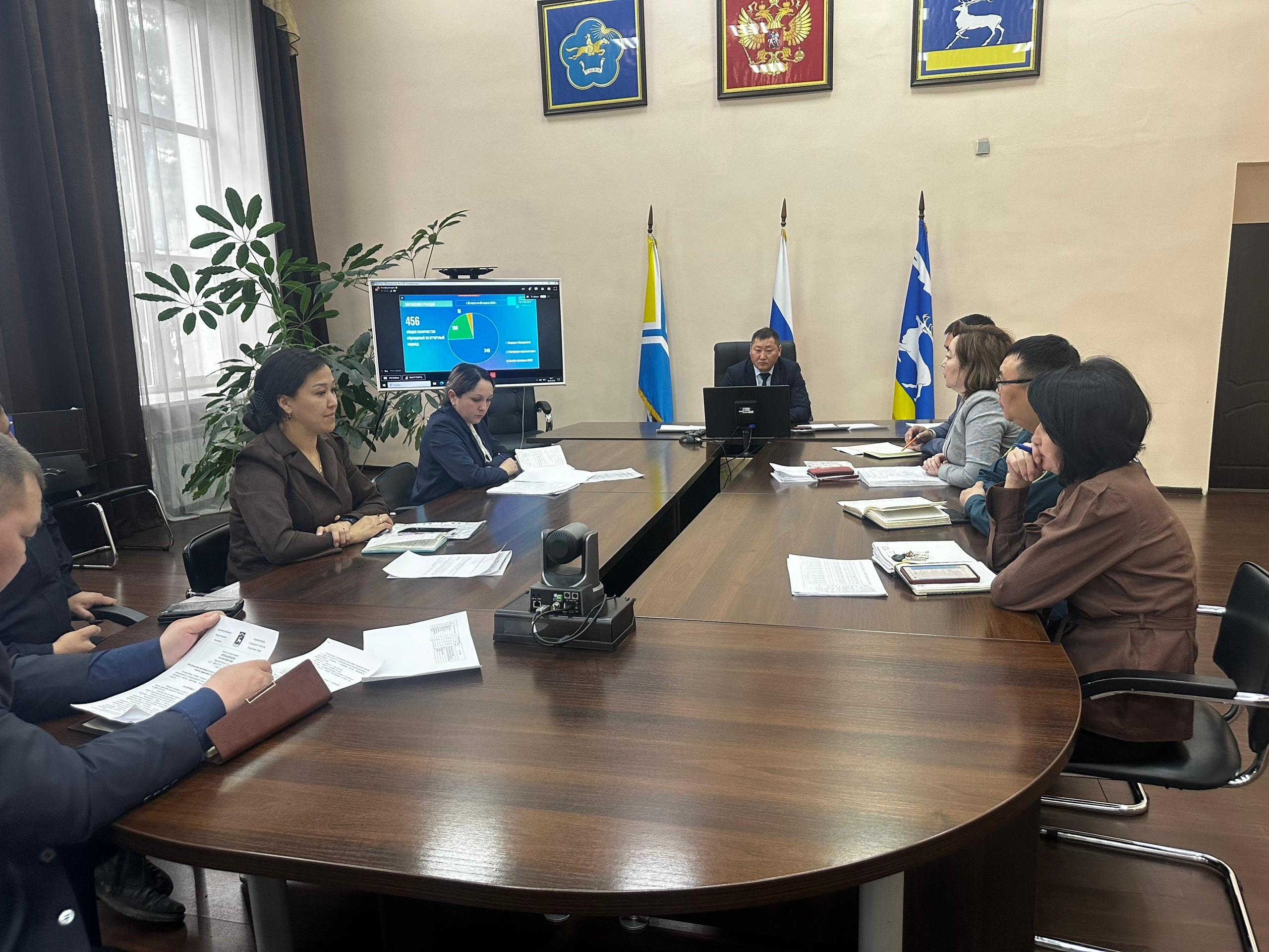 Сегодня состоялось традиционное аппаратное совещание председателя Администрации Тандинского кожууна А