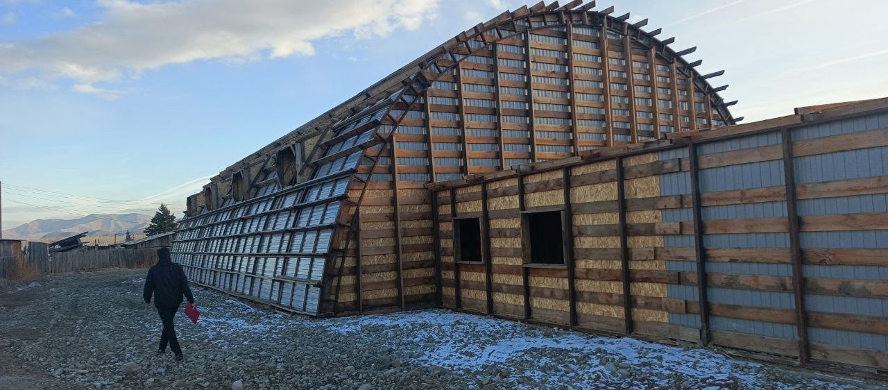 В селе Кундустуге продолжается строительство спортивного зала В селе Кундустуге продолжается строительство спортивного зала