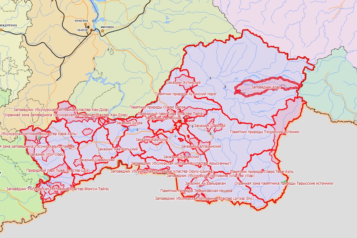 В Туве функционируют 35 особо охраняемых территорий